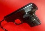 1913 Colt M1908 Vest Pocket Hammerless .25 ACP Excellent Condition - 2 of 11