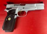 1993 Browning Hi power, Silver Chrome, Gold Trigger, Adj Sights, 9mm. Mint - 12 of 13