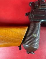 German Mauser Broomhandle 7.63x25mm C96, Stock Holster. Excellent Condition - 13 of 15