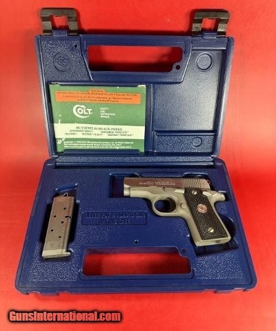 1994 Colt Mustang Pocketlite .380ACP. Box. Manual. Excellent condition.