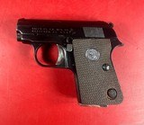 1972 COLT JUNIOR 25 ACP. Box w manual. Excellent condition. American made. - 11 of 13