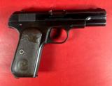 1911 Colt Model 1908 Pocket Hammerless .380 ACP 3.75