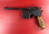 German Mauser Broomhandle 7.63x25mm C96, Stock Holster. Excellent Condition - 8 of 17