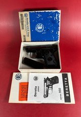 Beretta 950BS Jetfire 25ACP 950 BS 950-BS. TIP UP Excellent condition