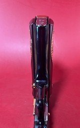 CUSTOM Colt 1911 High Polished Black, Engraved, Gold Plated. 38 Super. - 7 of 12