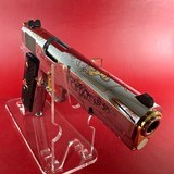 Colt 1911 38 Super Engraved with Gold – Davidson’s Deluxe Stainless Edition - 6 of 13