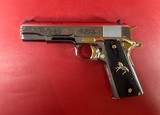 Colt 1911 38 Super Engraved with Gold – Davidson’s Deluxe Stainless Edition