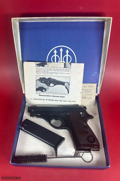 Rare 1967 Beretta Model 70 New Puma 32acp. Near Mint. Italian