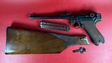 1917 DWM P.08 Artillery Luger W STOCK 8