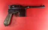 German Mauser Broomhandle 7.63x25mm C96, Stock Holster. Excellent Condition - 13 of 17