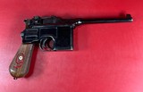 German Mauser Broomhandle Red 9. 9mm luger. Excellent Condition. Rare - 10 of 10