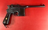 German Mauser Broomhandle 7.63x25mm C96, Stock Holster. Excellent Condition - 12 of 17