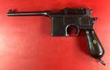 German Mauser Broomhandle 7.63x25mm C96, Stock Holster. Excellent Condition - 11 of 17
