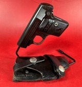 1919 Colt M1908 Vest Pocket Hammerless .25 ACP Holster. Excellent Condition