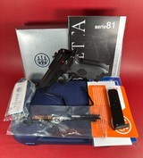 2015 Italian Beretta Model 85FS Cheetah. 380 Auto. LNIB Condition. Unfired. - 1 of 13