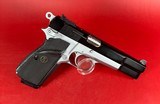 1997 Belgium Browning Hi power, Two Tone, Practical 9mm LNIB. Rare - 3 of 14