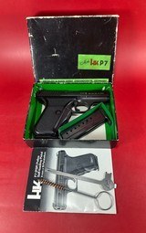 1981 Heckler & Koch (H&K), P7 PSP 9mm Box tools papers. Excellent Condition - 1 of 13