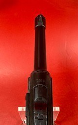 1918 German Erfurt P08 Luger 9mm Matching. Excellent Condition - 6 of 14