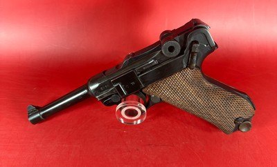 1918 German Erfurt P08 Luger 9mm Matching. Excellent Condition