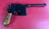 German Mauser Broomhandle 7.63x25mm C96, Stock Holster. Excellent Condition - 13 of 19