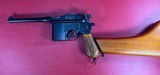 German Mauser Broomhandle 7.63x25mm C96, Stock Holster. Excellent Condition - 16 of 19