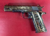NIB CUSTOM Colt 1911 Government. Engraved, Gold Plated. .45 ACP. Stunning. - 10 of 14