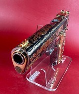NIB CUSTOM Colt 1911 Gold Cup Lite. Engraved, Gold Plated. .45 ACP Stunning - 3 of 12
