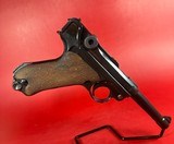 1915 DWM Luger P08 9mm Luger. Holster. 2 mags. Tools. Excellent Condition - 3 of 16