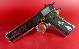 Colt 1911 38 Super Engraved with Gold – Davidson’s Deluxe Stainless Edition - 10 of 13