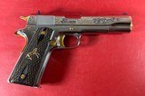 Colt 1911 38 Super Engraved with Gold – Davidson’s Deluxe Stainless Edition - 2 of 13