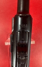 1918 German Erfurt P08 Luger 9mm Matching. Excellent Condition - 8 of 15