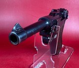 WWII 1940 Mauser P08 Luger 9mm. Full rig. Excellent condition - 7 of 17