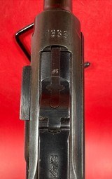WWII 1938 Mauser P08 Luger 9mm. Full rig. Excellent condition - 5 of 19