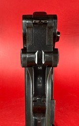 WWII 1938 Mauser P08 Luger 9mm. Full rig. Excellent condition - 4 of 19