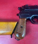 German Mauser Broomhandle 7.63x25mm C96, Stock Holster. Excellent Condition - 16 of 19