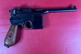 German Mauser Broomhandle Red 9. 9mm luger. Excellent Condition. Rare - 13 of 18