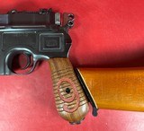 German Mauser Broomhandle Red 9. 9mm luger. Excellent Condition. Rare - 16 of 18