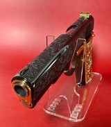 CUSTOM Colt 1911 Government. High Polished, Engraved, Gold Plated. 45 ACP - 3 of 13