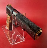 CUSTOM Colt 1911 Government. High Polished, Engraved, Gold Plated. 45 ACP - 4 of 13