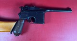 German Mauser Broomhandle 7.63x25mm C96, Stock Holster. Excellent Condition - 15 of 18