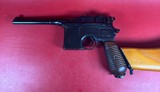 German Mauser Broomhandle 7.63x25mm C96, Stock Holster. Excellent Condition - 12 of 18