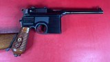 German Mauser Broomhandle Red 9. 9mm luger. Excellent Condition. C96. Rare - 11 of 17