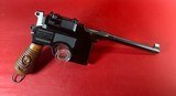 German Mauser Broomhandle Red 9. 9mm luger. Excellent Condition. C96. Rare - 2 of 17