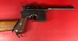 German Mauser Broomhandle 7.63x25mm C96, Stock Holster. Excellent Condition - 12 of 16