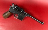 German Mauser Broomhandle 7.63x25mm C96, Stock Holster. Excellent Condition - 3 of 16