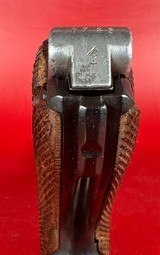 WWII 1935 Mauser S/42 P08 Luger 9mm. Excellent condition. - 9 of 13