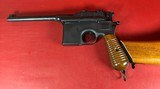 German Mauser Broomhandle 7.63x25mm C96, Stock Holster. Excellent Condition - 11 of 15