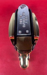 CUSTOM Colt 1911 High Polished Black, Engraved, Gold Plated. 45 ACP - 8 of 12