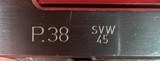 WWII GERMAN 1945 Mauser SVW45 Walther P38 9mm Excellent Condition. Rare - 8 of 15