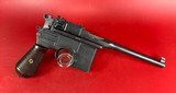 German Mauser Broomhandle 7.63x25mm C96, Stock Holster. Excellent Condition - 3 of 19